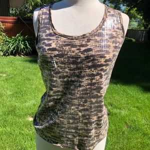 Michael by Michael Kors Sequin Tank Top